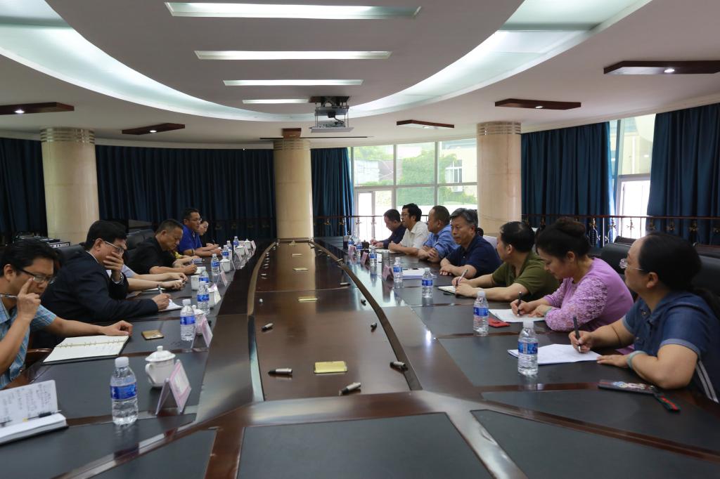 市科知局党组书记刘跃一行来校调研科研平台建设工作